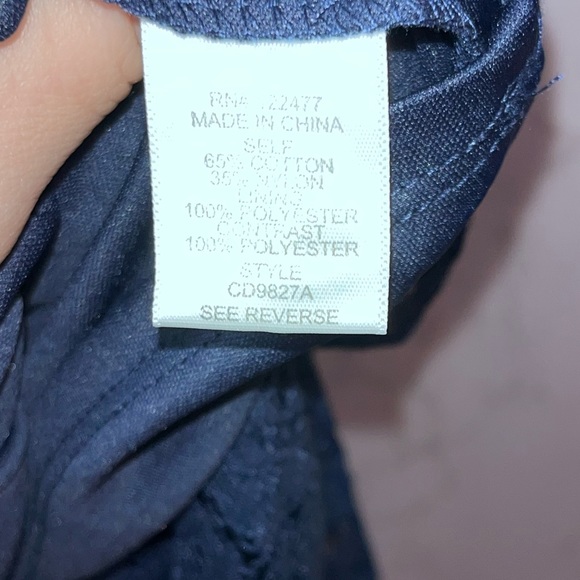 NSR Blue lace spaghetti strap dress - Picture 6 of 7